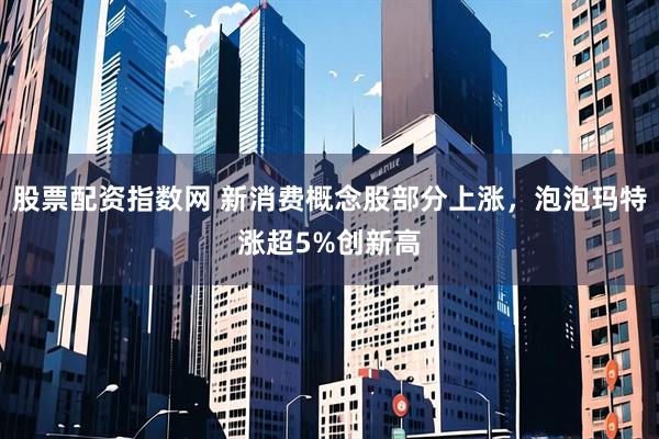 股票配资指数网 新消费概念股部分上涨，泡泡玛特涨超5%创新高