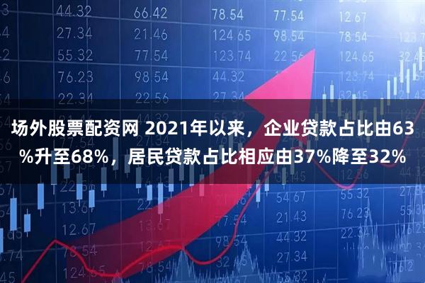 场外股票配资网 2021年以来，企业贷款占比由63%升至68%，居民贷款占比相应由37%降至32%